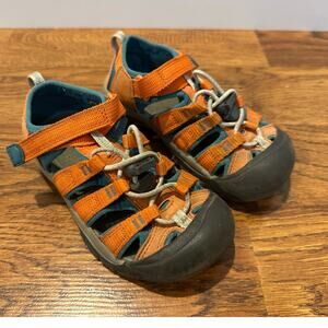 KEEN Kids Newport H2 Hiking & Water Sandals – Orange – Size 12 Durable Footwear